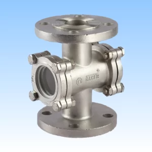 IC Double Window Sight Glass Valve